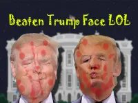 Beaten Trump Face LOL image