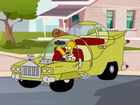 The Simpsons Car Jigsaw image