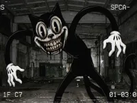 Cartoon Cat Scary image