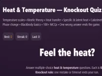 Physics: Heat Temperatuie Quiz image