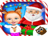 Christmas Game Frozen Match 3 Game Sweet Baby Girl image