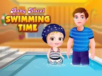 Baby Hazel Swimming Time image